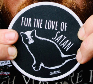 Satan Cat Patch - Mens / Unisex.