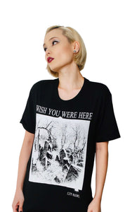 Wish You Were Here Grave Yard Tee - Women's / Unisex